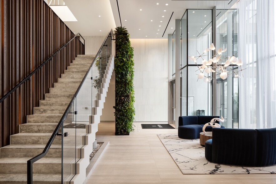 Lobby Photo - Stratos at Bridge District