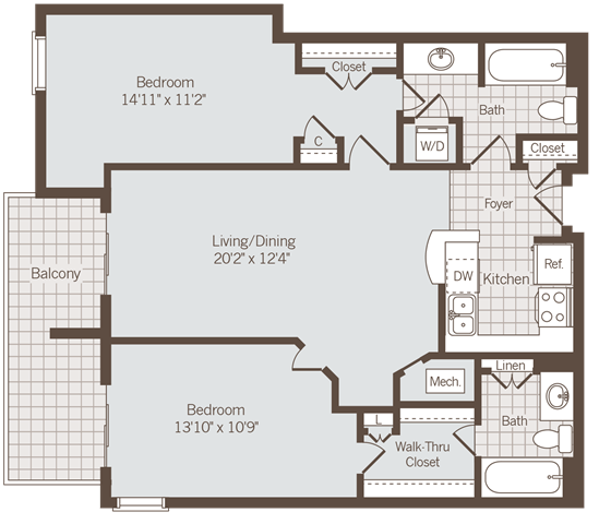 Floorplan - Bennett Park