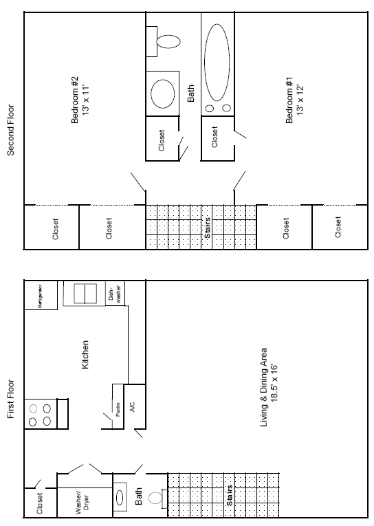 2BR/1.5BA - The Pines Apartments