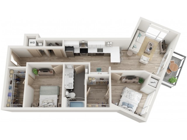 Floorplan - Gibson Apartments