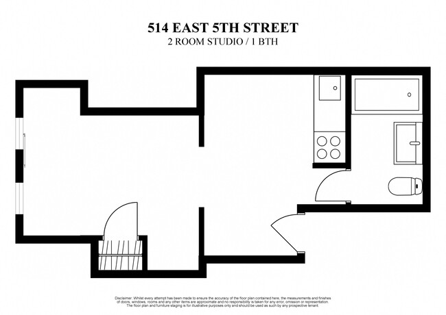 Floorplan - 514 East 5th Street