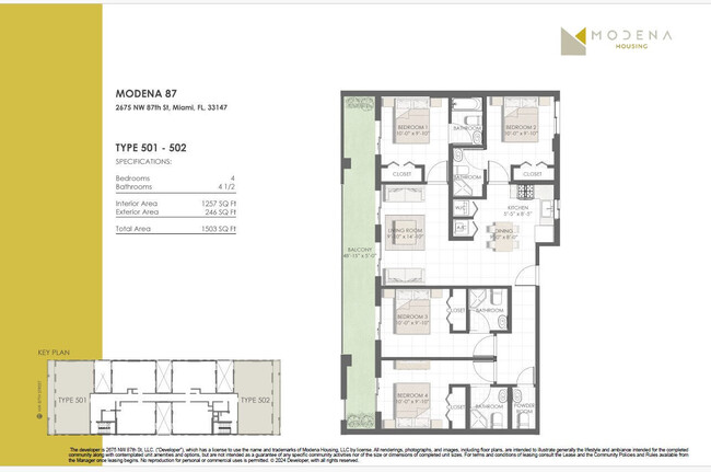 Floorplan - Modena 87