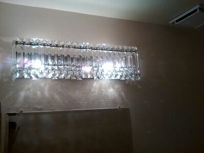 Chandeliers in every Bathroom - 1040 N Gardner St
