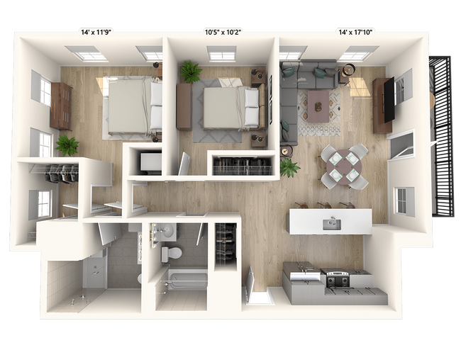 Floorplan - Darien Commons