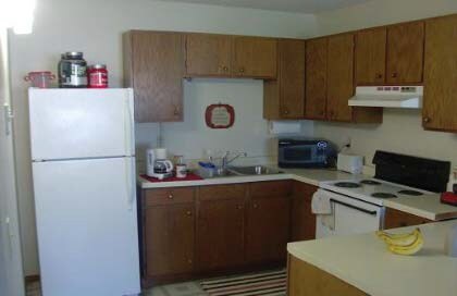 Kitchen - Campus View Apartments