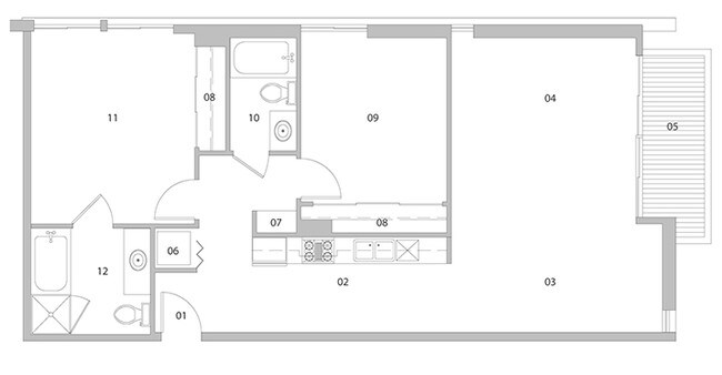 2BR/2BA - The Burton Pasadena