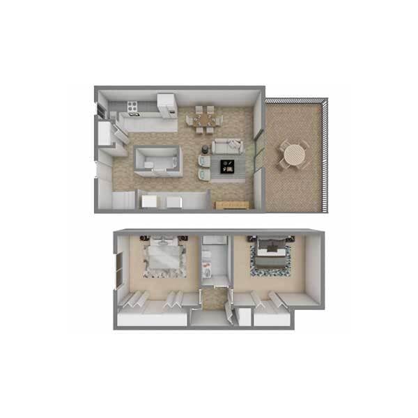Floorplan - The Parker on Black Oak