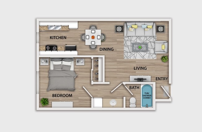 Floorplan - Sherman Plaza Apartments