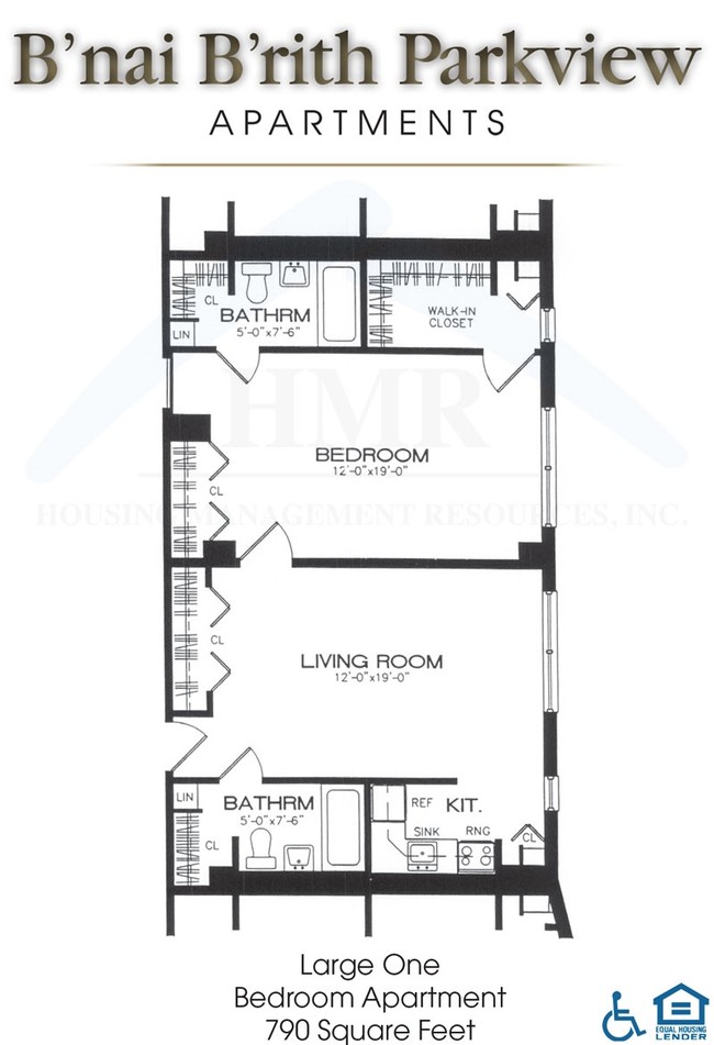 1BR/2BA - B'nai B'rith Parkview