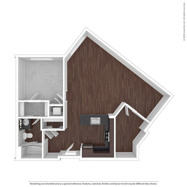 Floorplan - Studio 3807