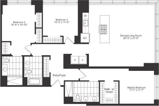 Floorplan - One Hill South