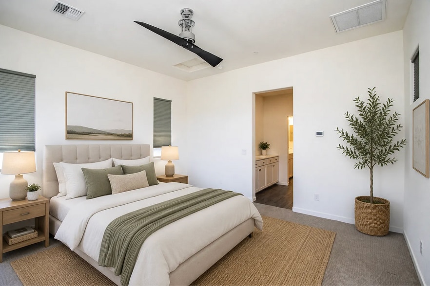 3rd Floor, Master Bedroom, staged - 300 N Gila Springs Blvd