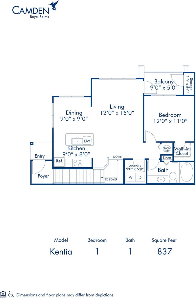 Floorplan - Camden Royal Palms