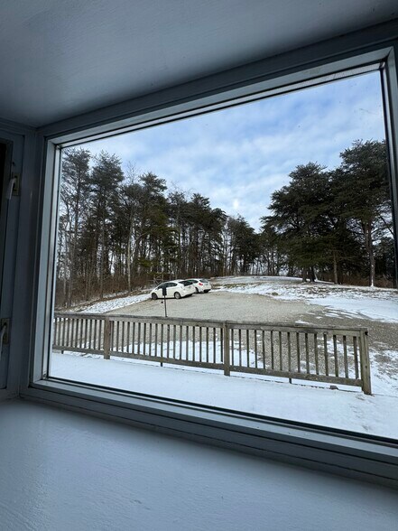 View out kitchen bay window - 211 Dividing Ridge Rd