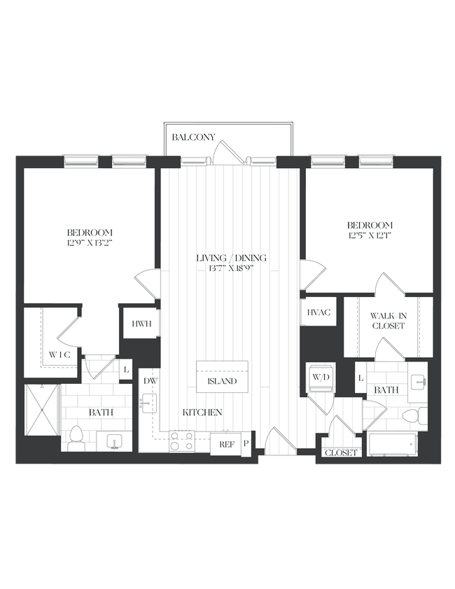 Floorplan - The Barrett at Chevy Chase Lake