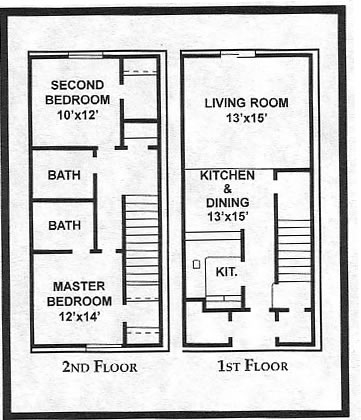 2BR/2BA Townhome at Plaza - Plaza Terrace Apartments