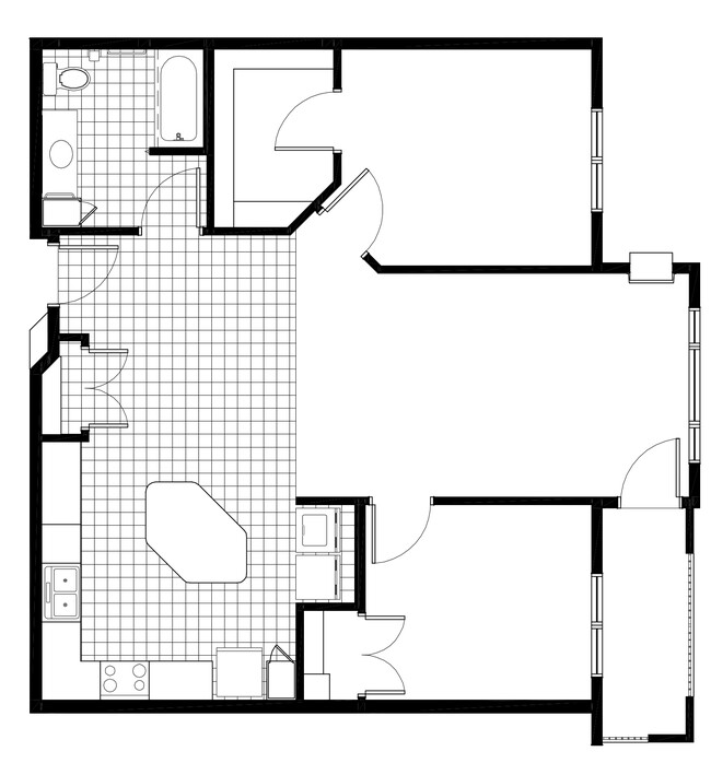 Floorplan - Maple Village Apartments