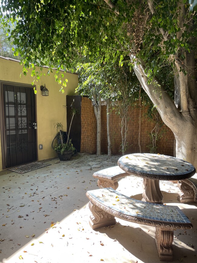 Large private yard - 923 S Bedford St