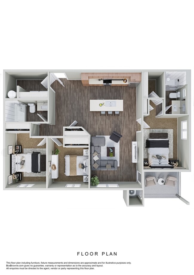 Floorplan - Ridge View Apartments