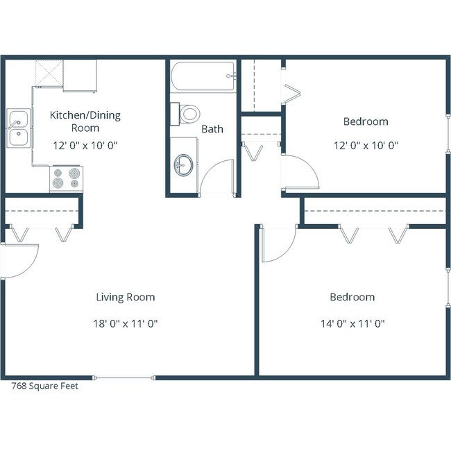 Floorplan - Riverpark Apartment Community