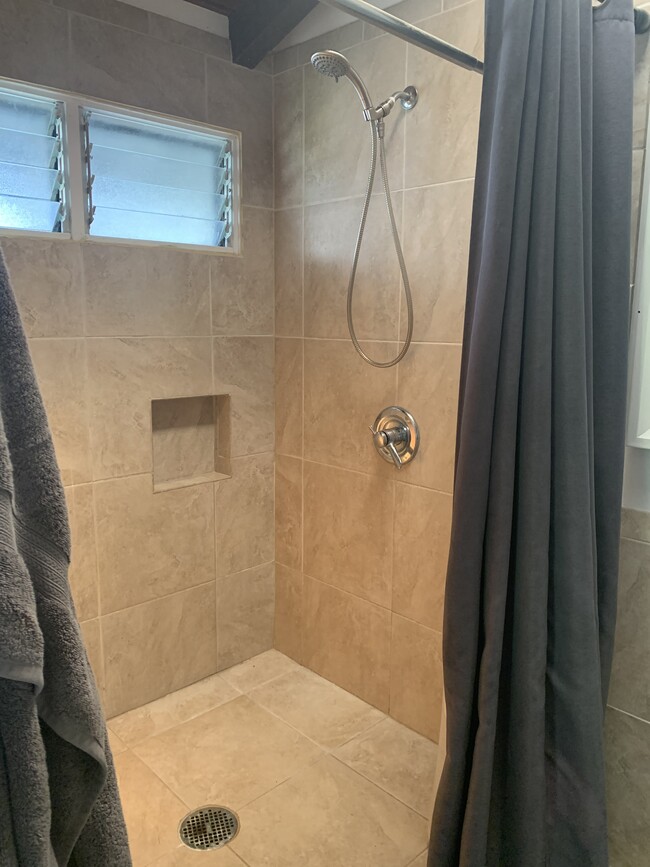 Large walk in shower - 1409 Auauki St