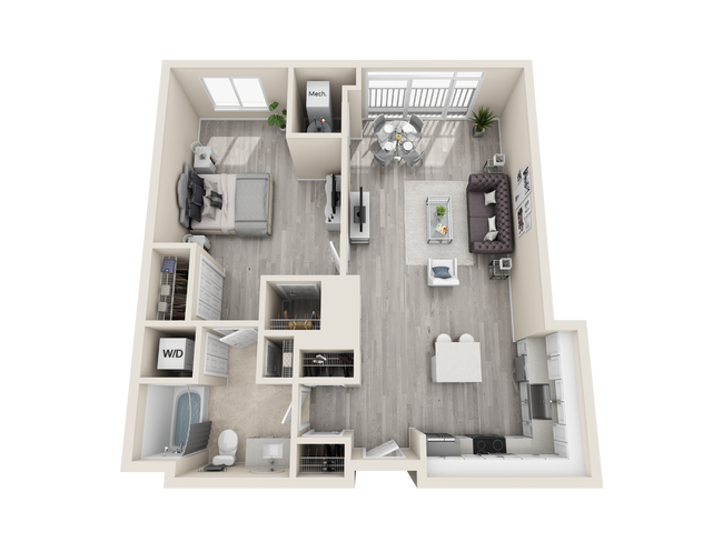 Floorplan - The Cosmopolitan Apartments