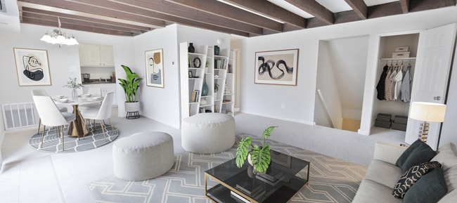Living/Dining Room Staged - Valley High