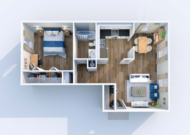 Floorplan - Brickyard Flats