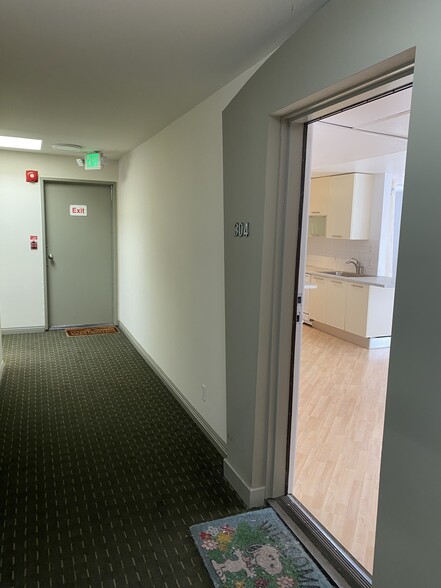Front door to unit, easy access to stairway - 2121 Beloit Ave