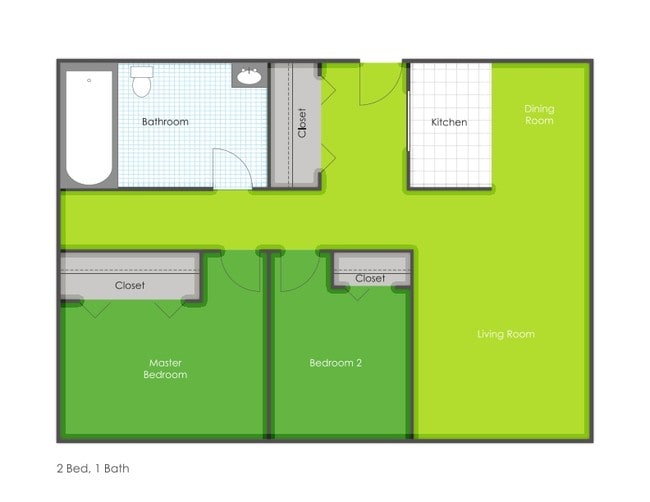 Floorplan - Golfview Apartments