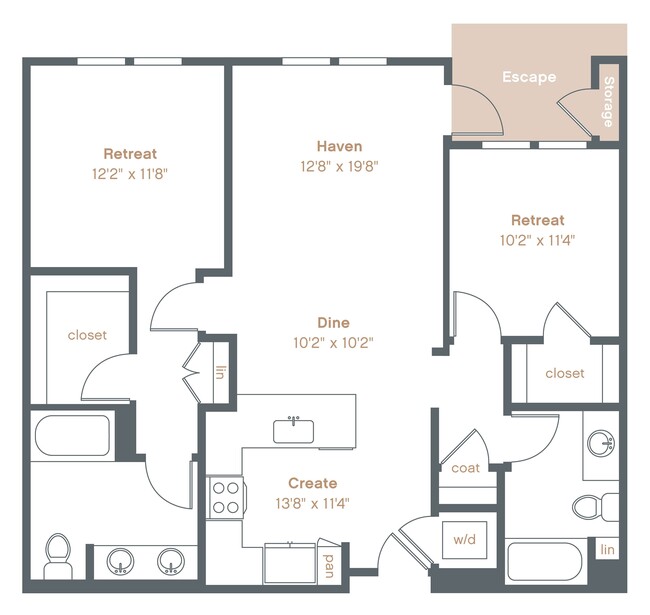 Floorplan - Alexan Downtown Danville