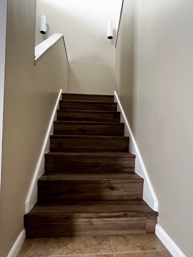 Recently redone stairs - 1694 SW Crossing Cir