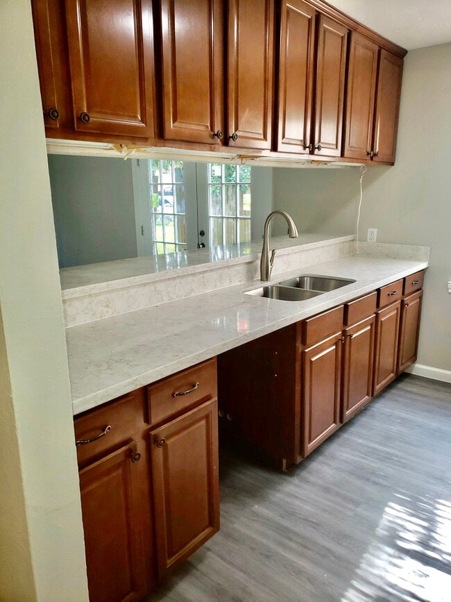 Kitchen with all new countertops, sink, and appliances coming soon - 10015 Valley Lake Dr