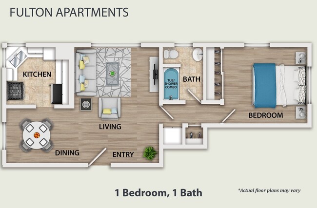 Floorplan - Fulton Apartments