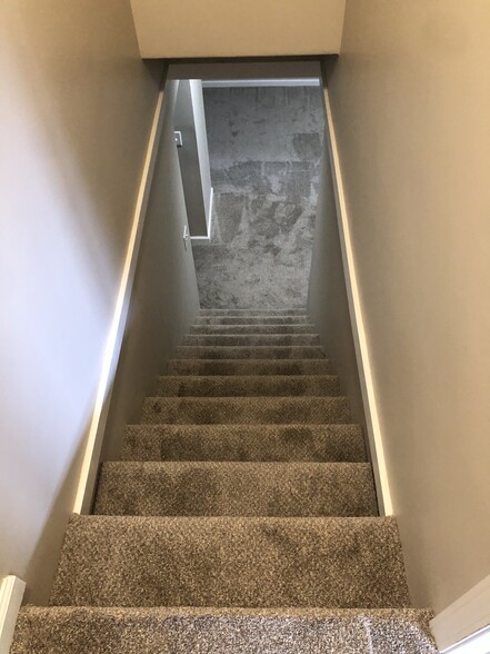 Stairs to basement finished rooms - 4414 Venable Ave