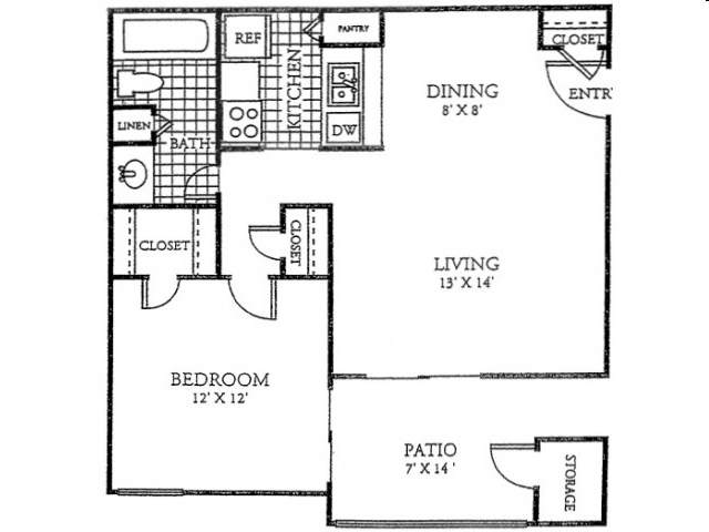 1BR/1BA - Trinity Mills