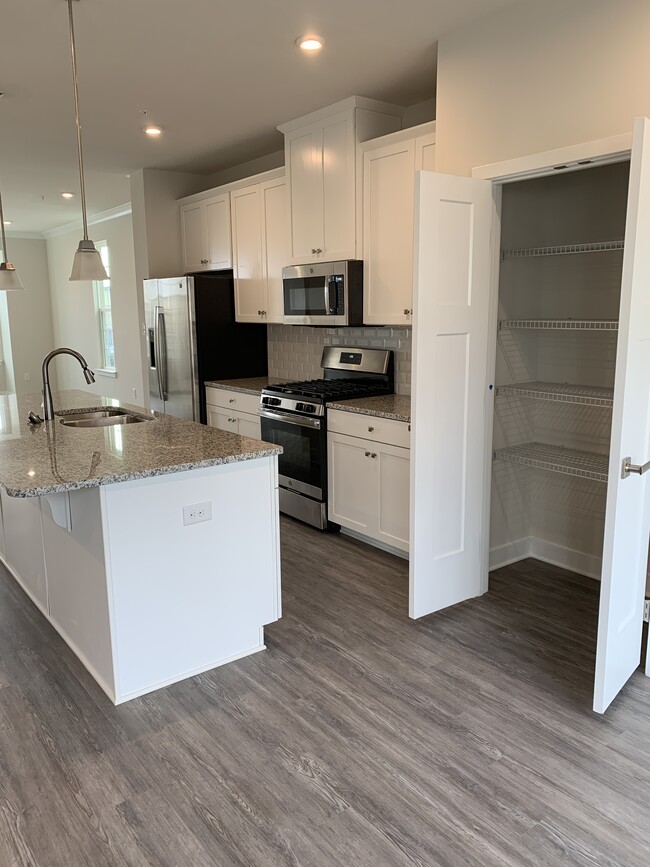 large open kitchen with center island - 517 E Union St