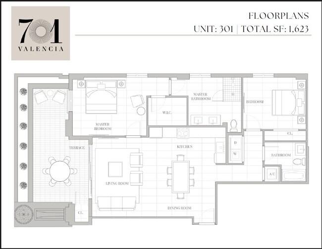 Floorplan - 701 Valencia