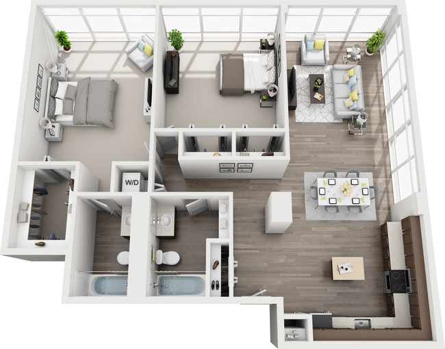 Floorplan - The Cabochon at River Oaks