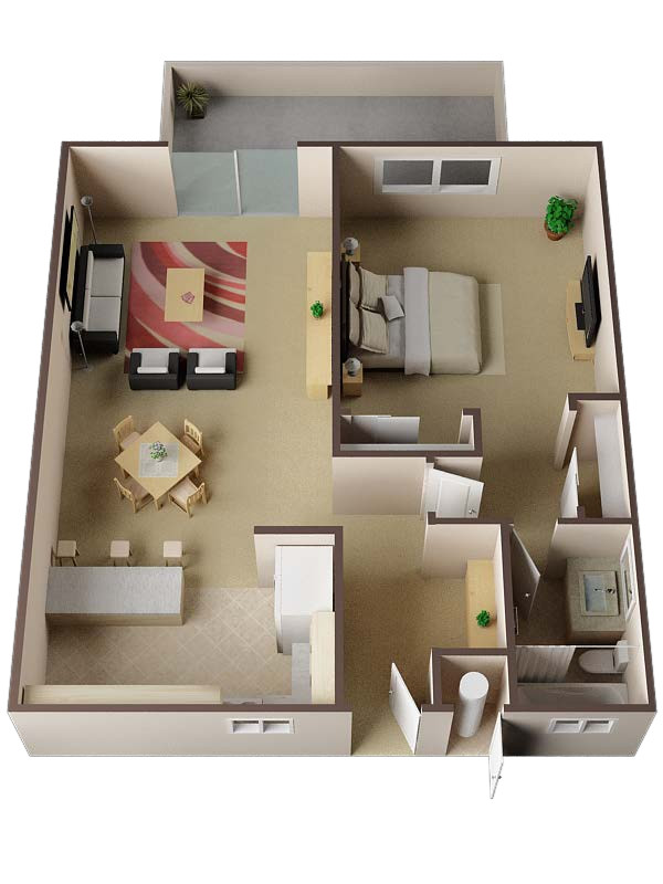 Floorplan - Carrington Apartments