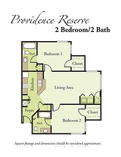 2BR/2BA - Providence Reserve