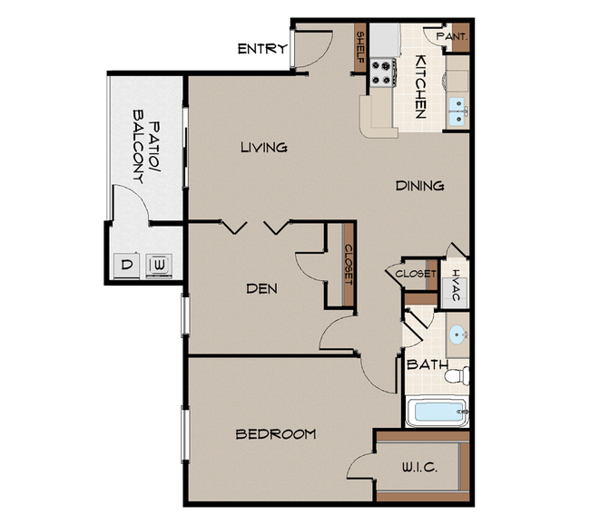 Floorplan - Summit at 7700