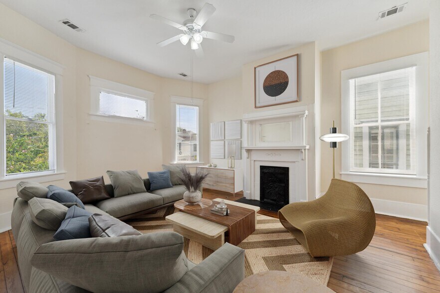 Bedroom #1 set up as living room - 11 E 39th St