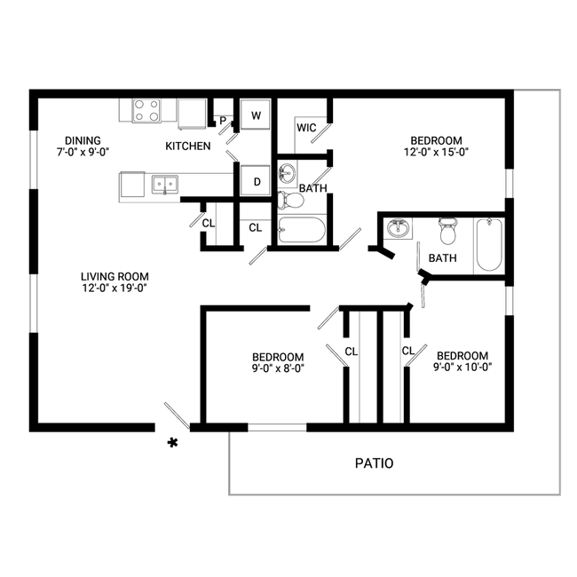 Floorplan - Villas on 517