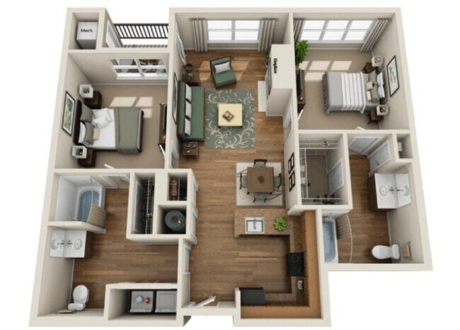 Floorplan - Summerfield At Morgan Metro Apartments