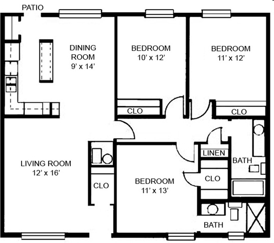 3BR/2BA - Willow Oaks