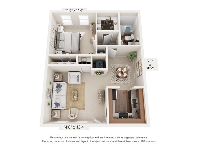 Floorplan - Woodlocke Apartments