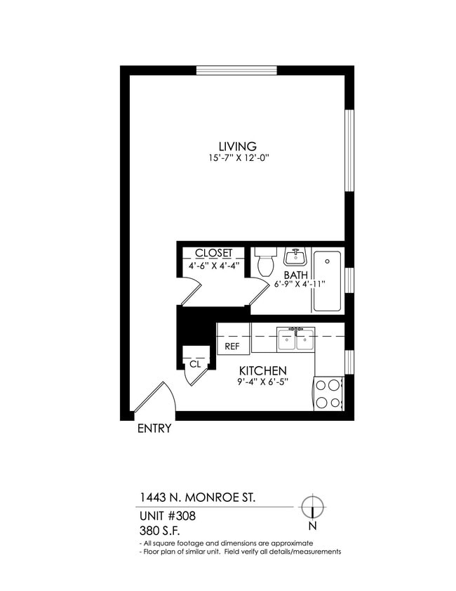 Floorplan - 1443 Monroe