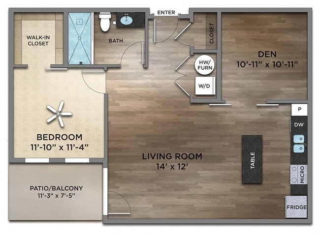 Floorplan - Century Baxter Ave