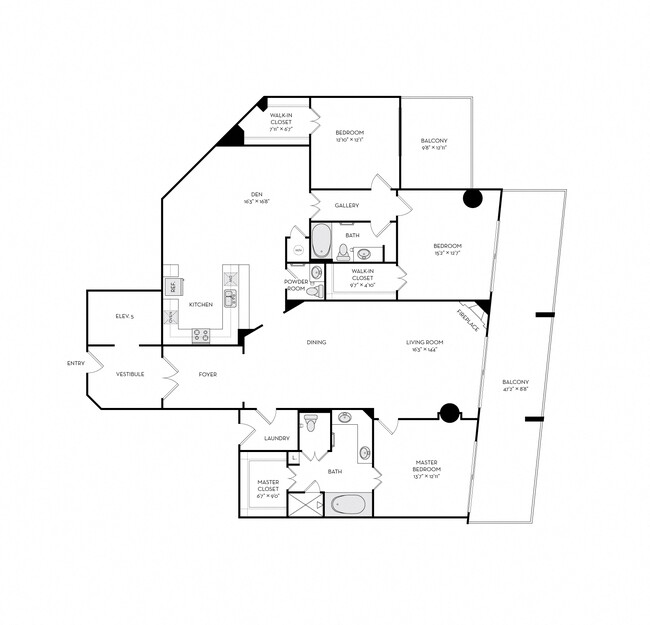 Floorplan - The Heights at Park Lane